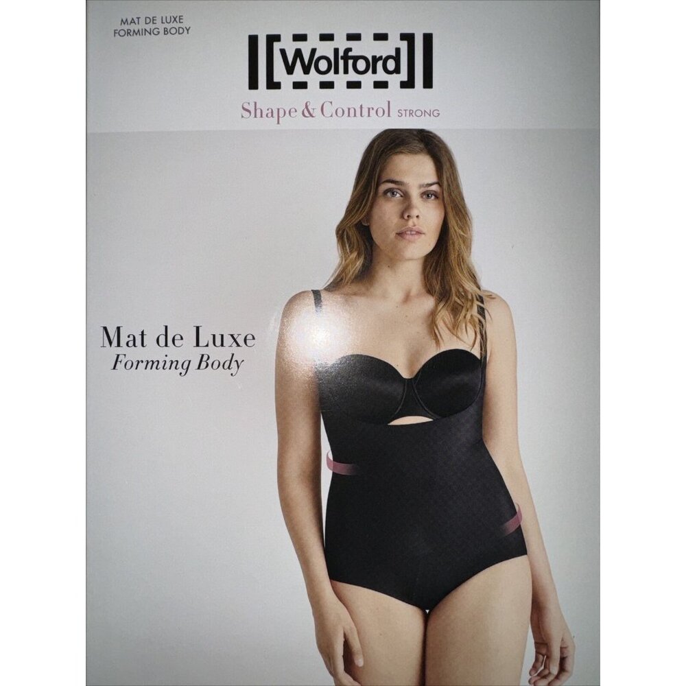 Wolford Mat De Luxe Forming Body Size: 40 US 10 Color: Powder  79153 - 30